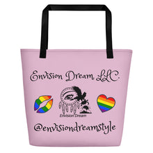 Load image into Gallery viewer, Envision Dream Catch All Pride Pink Tote Bag