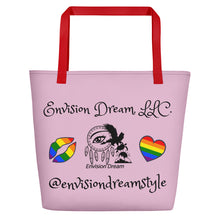 Load image into Gallery viewer, Envision Dream Catch All Pride Pink Tote Bag