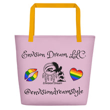 Load image into Gallery viewer, Envision Dream Catch All Pride Pink Tote Bag