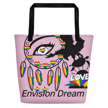Load image into Gallery viewer, Envision Dream Catch All Pride Pink Tote Bag