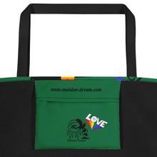Load image into Gallery viewer, Envision Dream Catch All Pride Green Tote Bag
