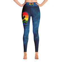 Load image into Gallery viewer, Envision Dream Rainbow Blue Cloud Yoga Leggings