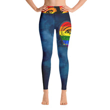 Load image into Gallery viewer, Envision Dream Rainbow Blue Cloud Yoga Leggings