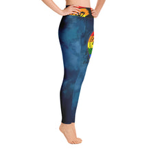 Load image into Gallery viewer, Envision Dream Rainbow Blue Cloud Yoga Leggings