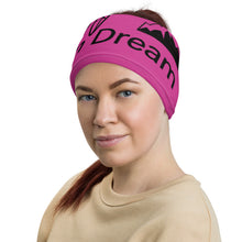 Load image into Gallery viewer, Envision Dream Versatile Pink Head Wrap and Neck Warmer