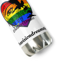 Load image into Gallery viewer, Envision Dream Rainbow Heart Stainless Steel Water Bottle