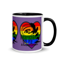 Load image into Gallery viewer, Envision Dream Sip & Think Rainbow Purple Mug
