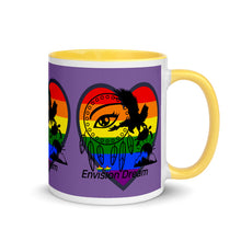 Load image into Gallery viewer, Envision Dream Sip & Think Rainbow Purple Mug