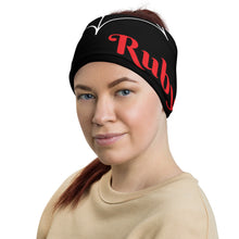 Load image into Gallery viewer, Trapped Ruby Head Wrap and Neck Warmer