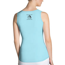 Load image into Gallery viewer, Envision Dream Rainbow Heart Baby Blue Tank Top