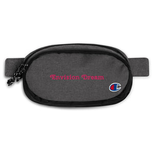 Envision Dream Champion Fanny Pack Pink Writing