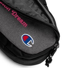 Load image into Gallery viewer, Envision Dream Champion Fanny Pack Pink Writing
