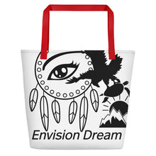 Load image into Gallery viewer, Envision Dream Catch All Classic White Tote Bag