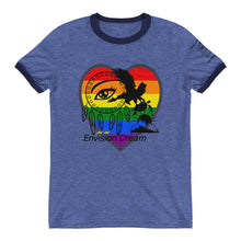 Load image into Gallery viewer, Envision Dream Rock-n-Roll Rainbow Heart Shirt