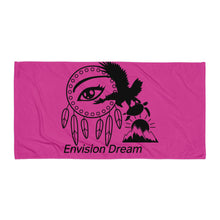 Load image into Gallery viewer, Envision Dream Beach Towel Pink