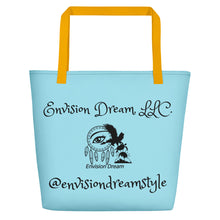 Load image into Gallery viewer, Envision Dream Catch All Light Blue Tote Bag