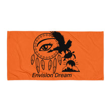 Load image into Gallery viewer, Envision Dream Beach Towel Orange