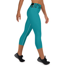 Load image into Gallery viewer, Envision Dream Turquoise Yoga Capri Leggings