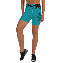 Load image into Gallery viewer, Envision Dream Turquoise Yoga Shorts
