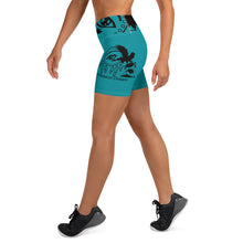 Load image into Gallery viewer, Envision Dream Turquoise Yoga Shorts