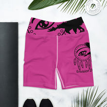 Load image into Gallery viewer, Envision Dream Pink Yoga Shorts