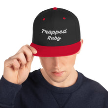 Load image into Gallery viewer, Trapped Ruby Snapback Hat
