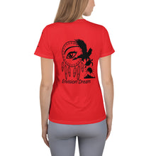 Load image into Gallery viewer, Envision, Capture, Roam Red Athletic Woman's Shirt