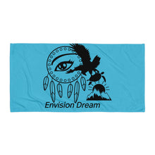 Load image into Gallery viewer, Envision Dream Blue Beach Towel