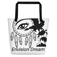 Load image into Gallery viewer, Envision Dream Catch All Classic White Tote Bag