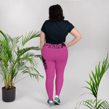 Load image into Gallery viewer, Envision Dream Color Vision Pink Big and Beautiful Yoga Leggings