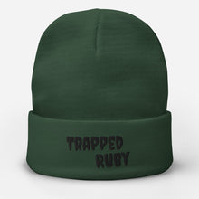Load image into Gallery viewer, Trapped Ruby Embroidered Beanie