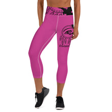Load image into Gallery viewer, Envision Dream Pink Yoga Capri Leggings