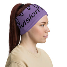 Load image into Gallery viewer, Envision Dream Versatile Purple Head Wrap and Neck Warmer