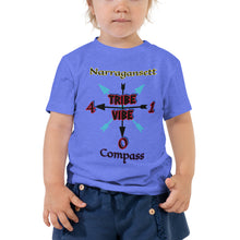 Load image into Gallery viewer, Narragansett Compass Tribe Vibe Toddler Short Sleeve Tee