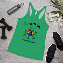 Load image into Gallery viewer, Sip-n-Think Women's Racerback Tank