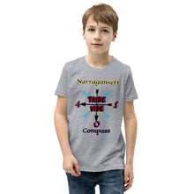 Load image into Gallery viewer, Narragansett Compass Tribe Vibe Youth Short Sleeve T-Shirt