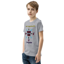 Load image into Gallery viewer, Narragansett Compass Tribe Vibe Youth Short Sleeve T-Shirt