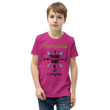 Load image into Gallery viewer, Narragansett Compass Tribe Vibe Youth Short Sleeve T-Shirt