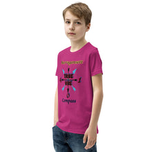 Load image into Gallery viewer, Narragansett Compass Tribe Vibe Youth Short Sleeve T-Shirt