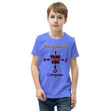 Load image into Gallery viewer, Narragansett Compass Tribe Vibe Youth Short Sleeve T-Shirt