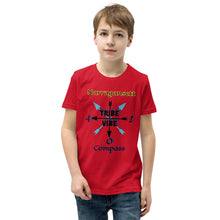 Load image into Gallery viewer, Narragansett Compass Tribe Vibe Youth Short Sleeve T-Shirt