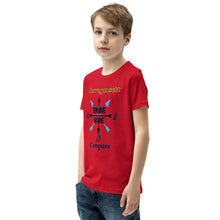 Load image into Gallery viewer, Narragansett Compass Tribe Vibe Youth Short Sleeve T-Shirt