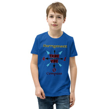 Load image into Gallery viewer, Narragansett Compass Tribe Vibe Youth Short Sleeve T-Shirt