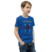 Load image into Gallery viewer, Narragansett Compass Tribe Vibe Youth Short Sleeve T-Shirt