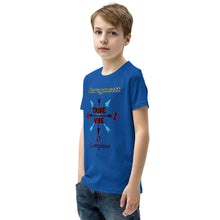 Load image into Gallery viewer, Narragansett Compass Tribe Vibe Youth Short Sleeve T-Shirt