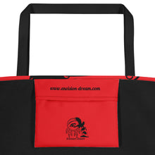 Load image into Gallery viewer, Envision Dream Catch All Red Tote Bag

