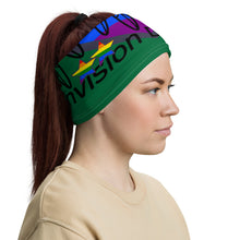 Load image into Gallery viewer, Envision Dream Rainbow Green Versatile Head Wrap and Neck Warmer
