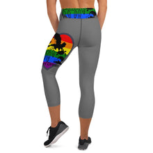 Load image into Gallery viewer, Envision Dream Rainbow Yoga Capri Leggings
