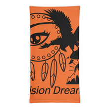 Load image into Gallery viewer, Envision Dream Versatile Orange Head Wrap and Neck Warmer
