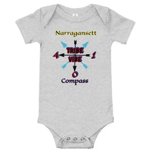 Load image into Gallery viewer, Tribe Vibe Narragansett Compass Onesie
